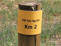 San Agustín señaliza permanentemente el recorrido de la 10K
